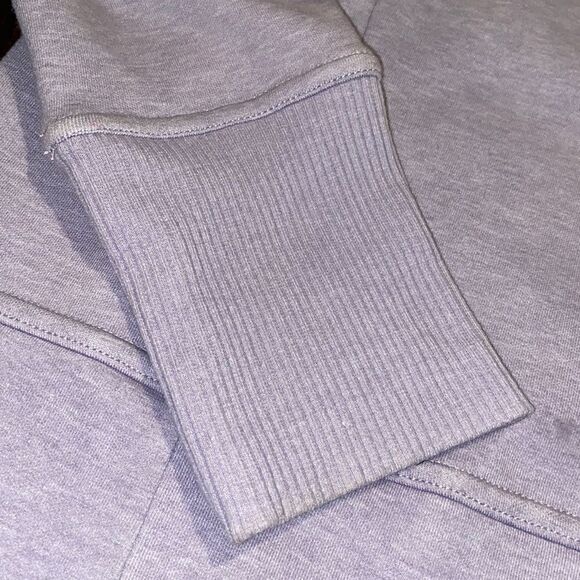 Apana Cowl Neck Cozy Sweat Shirt Lavender Small - Picture 4 of 9